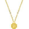 TOMEI Flower Necklace, Yellow Gold 916