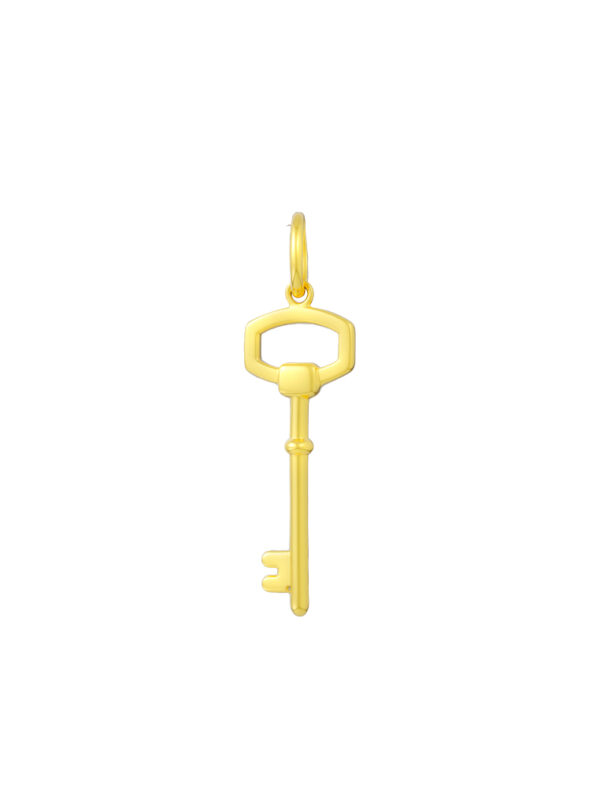 TOMEI Key Pendant, Yellow Gold 916