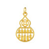 TOMEI Gourd Abacus Pendant, Yellow Gold 916