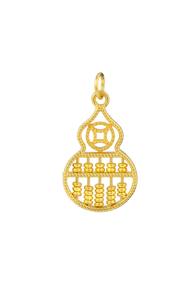 TOMEI Gourd Abacus Pendant, Yellow Gold 916