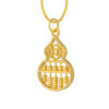 TOMEI Gourd Abacus Pendant, Yellow Gold 916