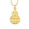 TOMEI Gourd Abacus Pendant, Yellow Gold 916