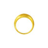 TOMEI Matte Ring, Yellow Gold 916