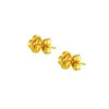 TOMEI Flower Earrings, Yellow Gold 916