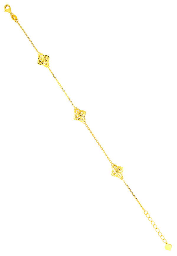 TOMEI Flower Bracelet, Yellow Gold 916