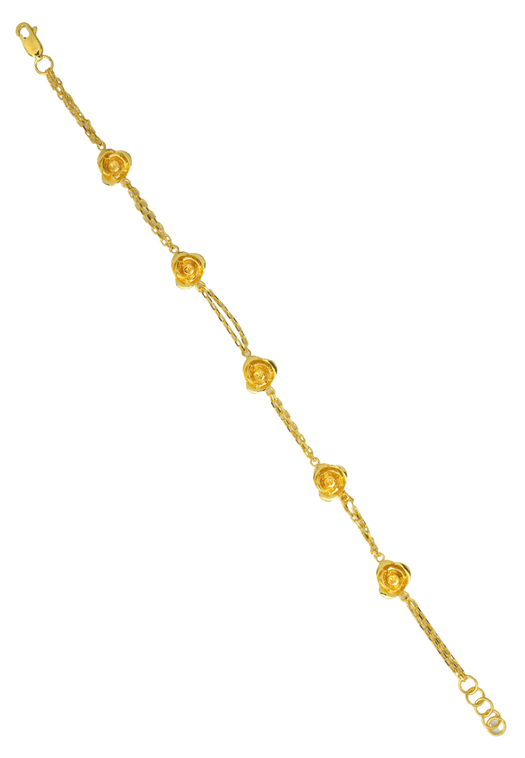TOMEI Rose Bracelet, Yellow Gold 916