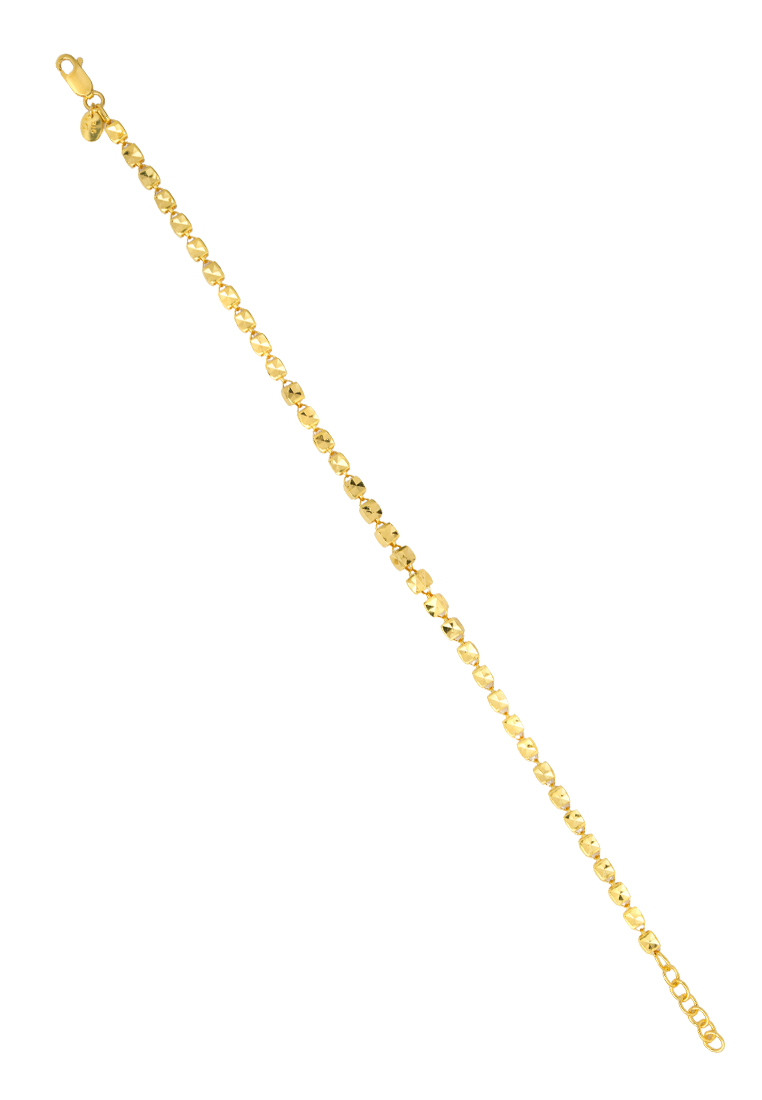 TOMEI Cube Bracelet, Yellow Gold 916