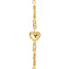 TOMEI Heart Bracelet, Yellow Gold 916