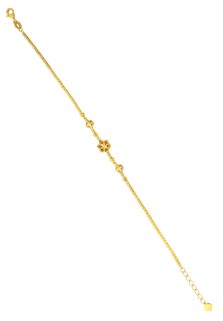 TOMEI Flower Bracelet, Yellow Gold 916