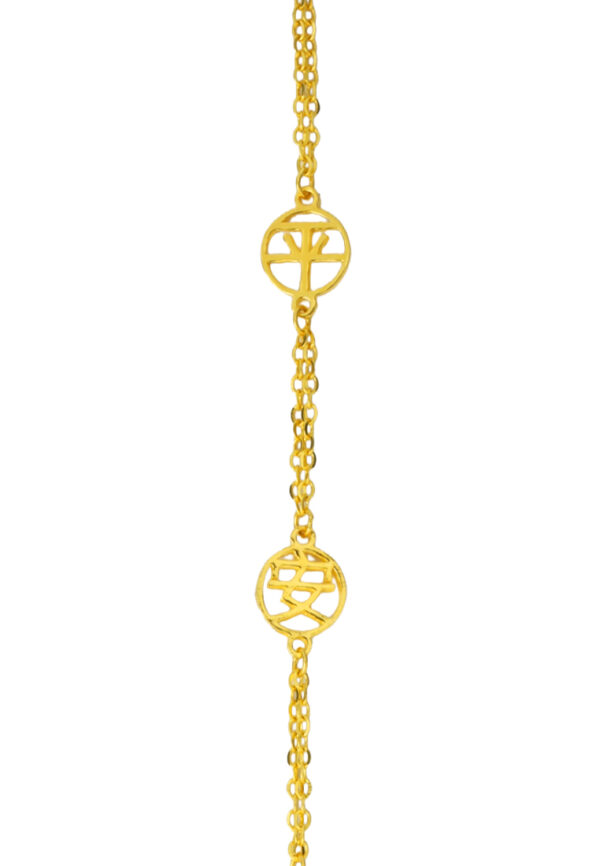 TOMEI Bracelet of Happiness, Yellow Gold 916