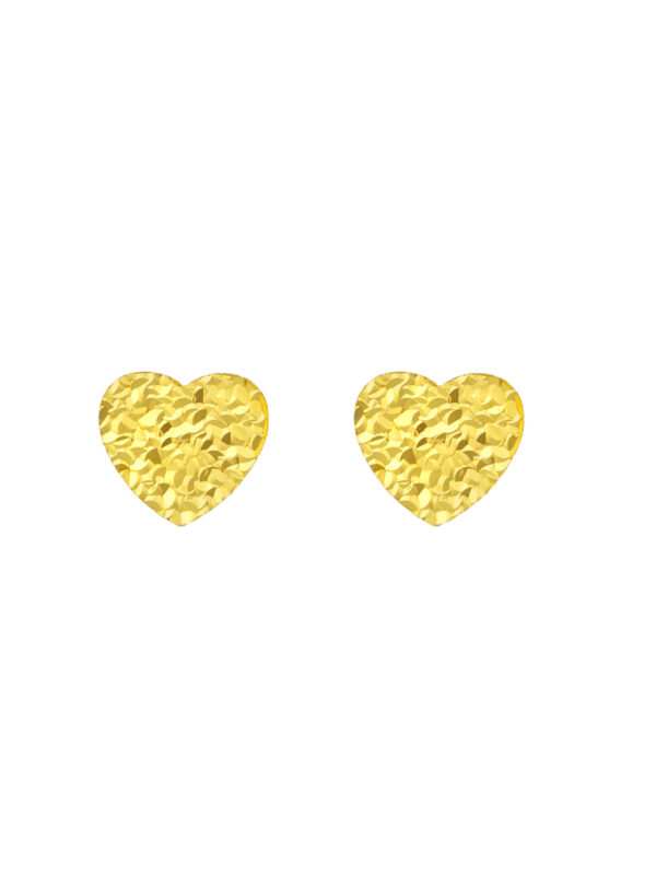 TOMEI Love Earrings, Yellow Gold 916
