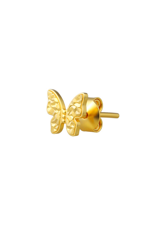 TOMEI Butterfly Earrings, Yellow Gold 916