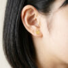 TOMEI Butterfly Earrings, Yellow Gold 916
