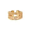 TOMEI Lusso Italia Ring, Yellow Gold 916