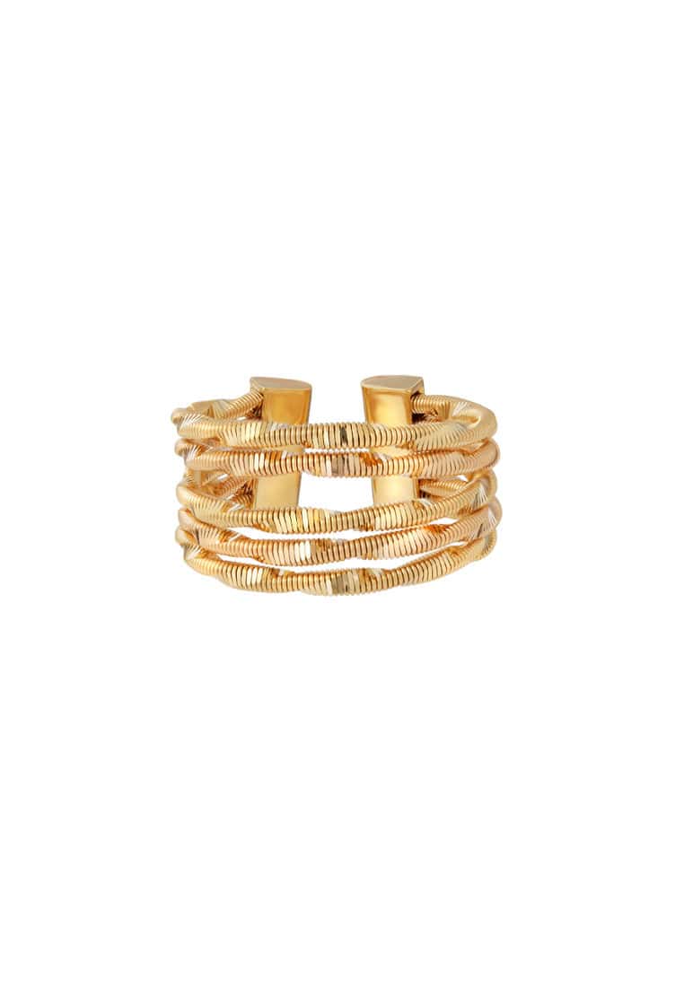 TOMEI Lusso Italia Ring, Yellow Gold 916