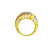 762_0003_DSC00328_3 TOMEI Diamond Cut Collection Ring, Yellow Gold 916