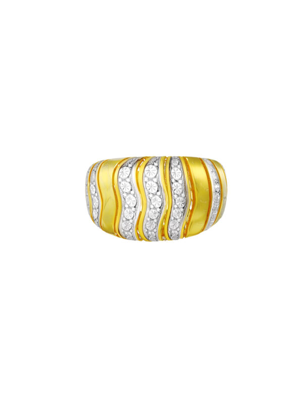 TOMEI Diamond Cut Collection Ring, Yellow Gold 916