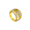 762_0005_DSC00328 TOMEI Diamond Cut Collection Ring, Yellow Gold 916