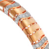 TOMEI Diamond Cut Collection Bangle, Yellow Gold 916