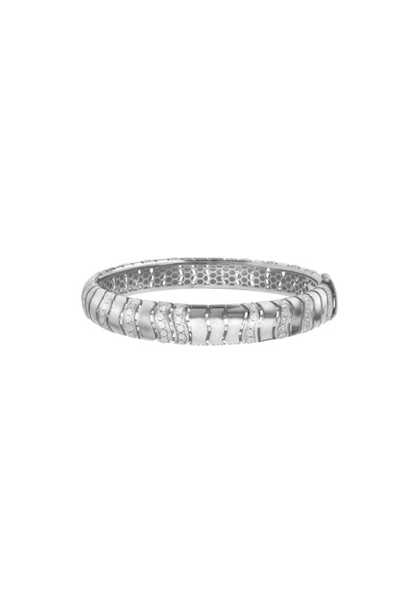 TOMEI Diamond Cut Collection Bangle, Yellow Gold 916