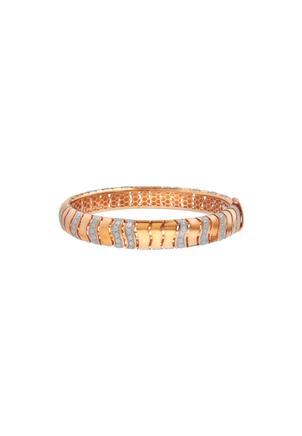 TOMEI Diamond Cut Collection Bangle, Yellow Gold 916