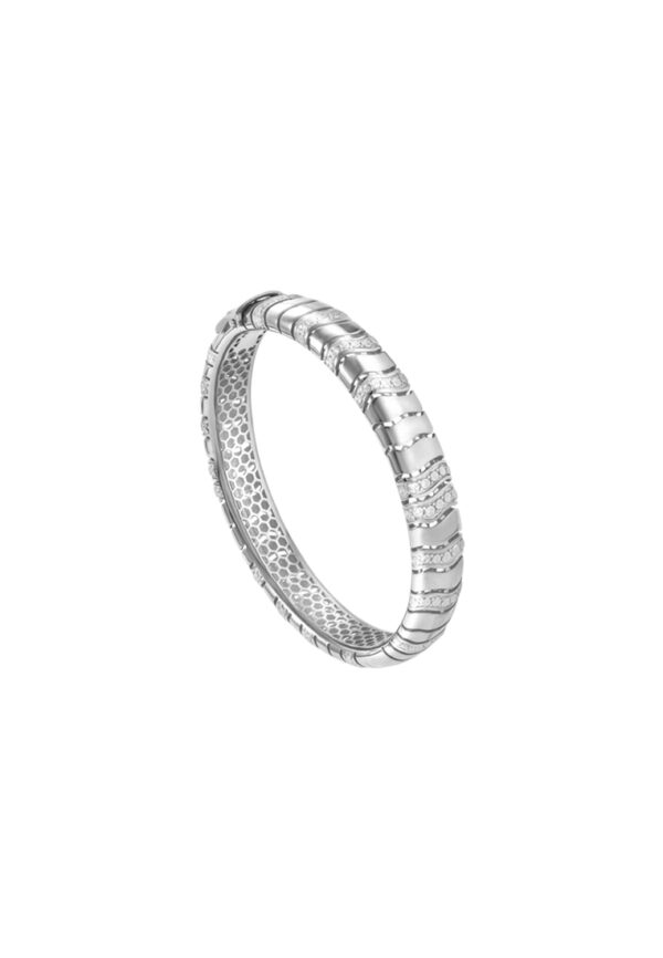 TOMEI Diamond Cut Collection Bangle, Yellow Gold 916