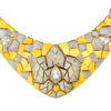 TOMEI Diamond Cut Collection Necklace, Yellow Gold 916