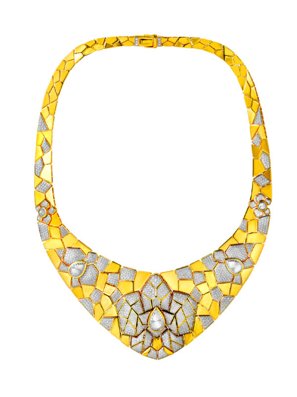 TOMEI Diamond Cut Collection Necklace, Yellow Gold 916