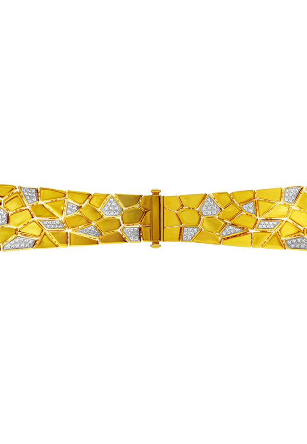TOMEI Diamond Cut Collection Necklace, Yellow Gold 916
