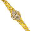 TOMEI Diamond Cut Collection Bracelet, Yellow Gold 916