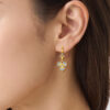 TOMEI Diamond Cut Collection Earrings, Yellow Gold 916