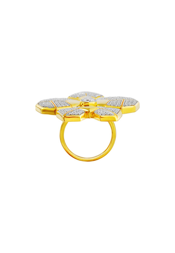 TOMEI Diamond Cut Collection Ring, Yellow Gold 916