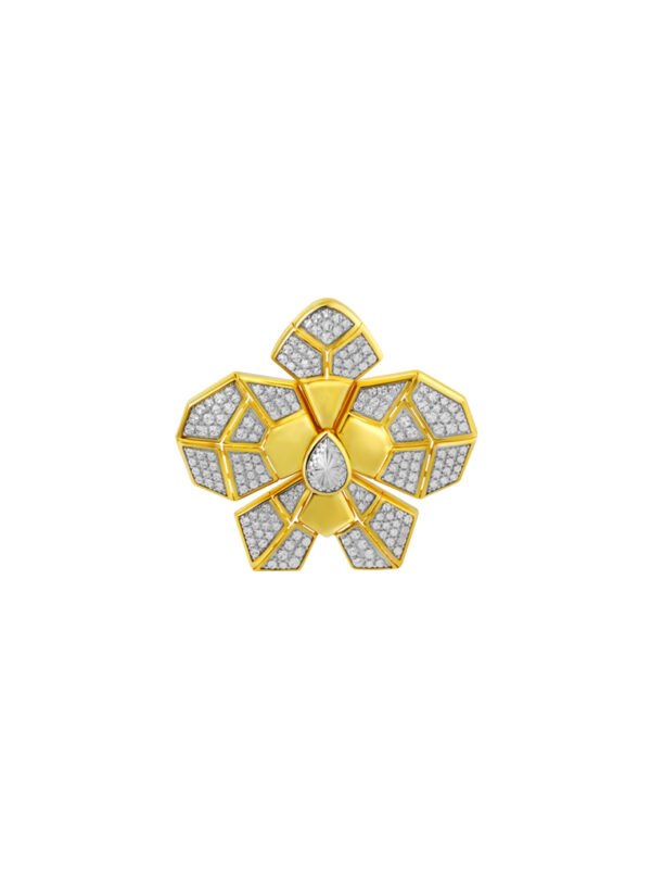 TOMEI Diamond Cut Collection Ring, Yellow Gold 916