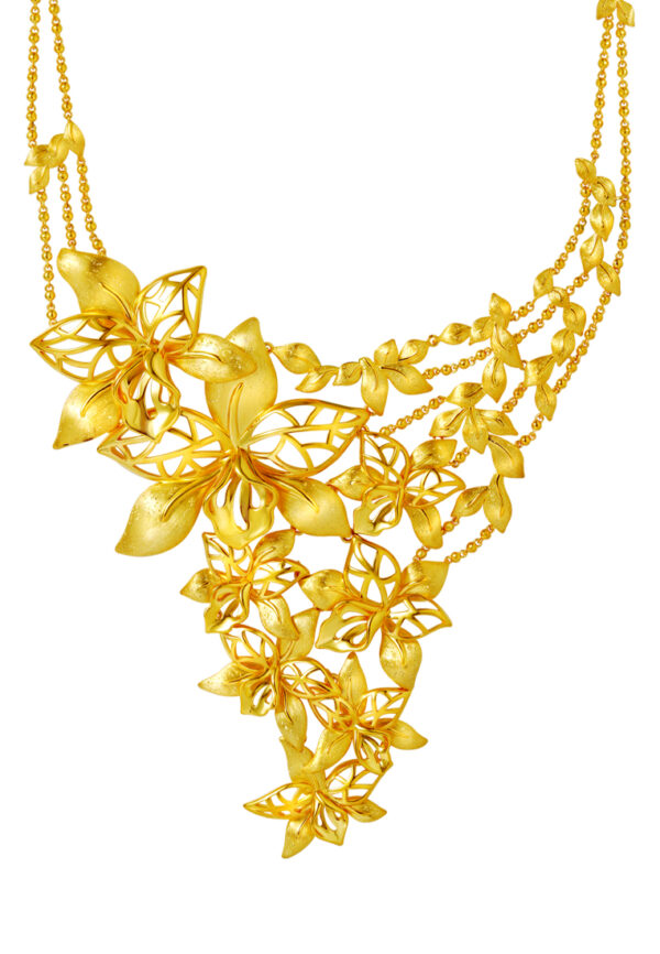 TOMEI Sri Puteri Collection Necklace, Yellow Gold 916