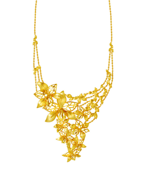 TOMEI Sri Puteri Collection Necklace, Yellow Gold 916