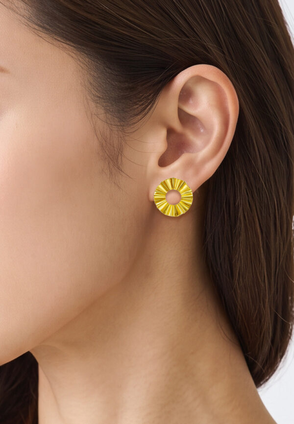 TOMEI Anastasia Earrings, Yellow Gold 916