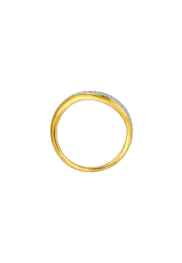 TOMEI Diamond Cut Collection Ring, Yellow Gold 916