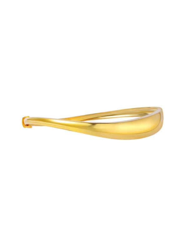 TOMEI High Polishing Bangle, Yellow Gold 916
