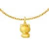 TOMEI I Sanrio Hello Kitty 5D Pendant, Yellow Gold 999