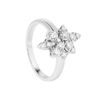 TOMEI LL Diamond Ring, White Gold 750