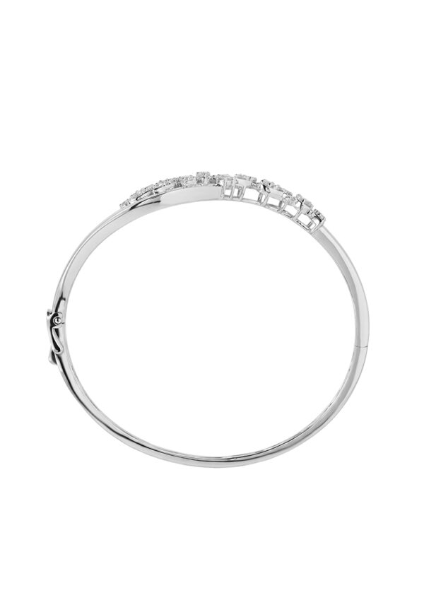 IMG_5329 TOMEI LL Diamond Bangle, White Gold 750