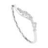 IMG_5331 TOMEI LL Diamond Bangle, White Gold 750