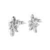 TOMEI LL Diamond Earrings, White Gold 750
