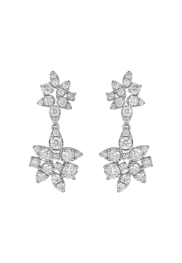 IMG_5359 TOMEI LL Diamond Earrings, White Gold 750