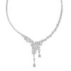 TOMEI LL Diamond Necklace, White Gold 750