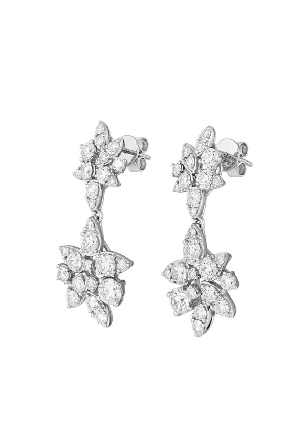 IMG_5366 TOMEI LL Diamond Earrings, White Gold 750