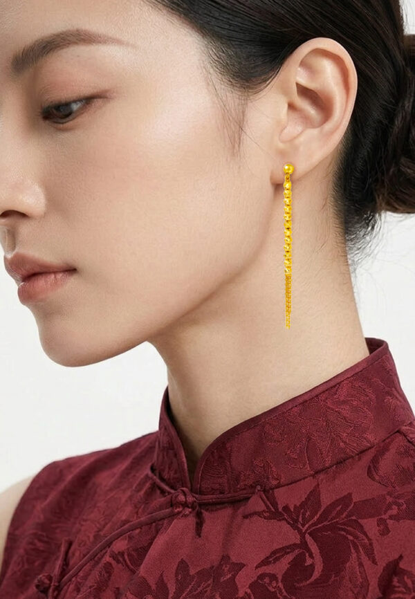 TOMEI Lusso Italia Earrings, Yellow Gold 916