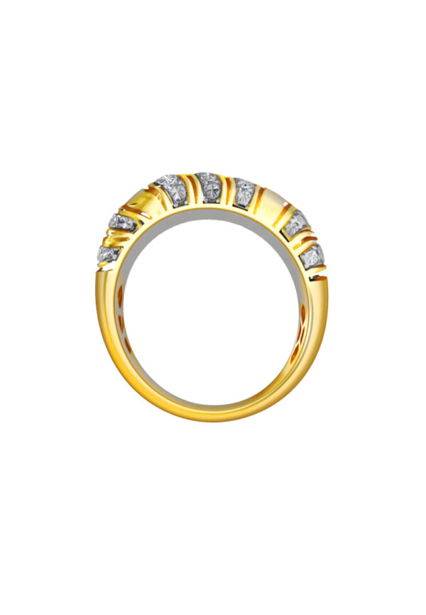 TOMEI Diamond Cut Collection Ring, Yellow Gold 916