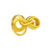 TOMEI Twisted Ring, Yellow Gold 916