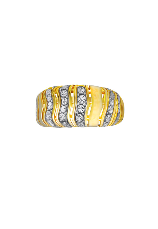 TOMEI Diamond Cut Collection Ring, Yellow Gold 916